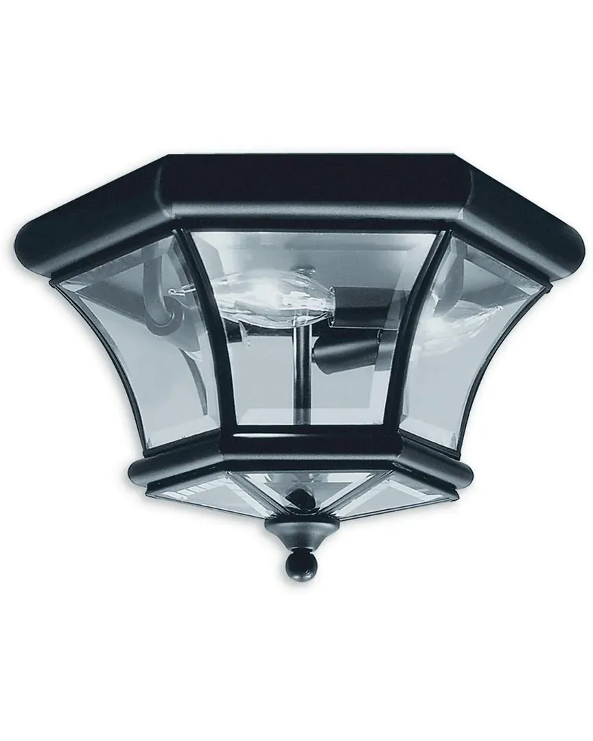 Monterey 3-Light Ceiling Mount - Black
