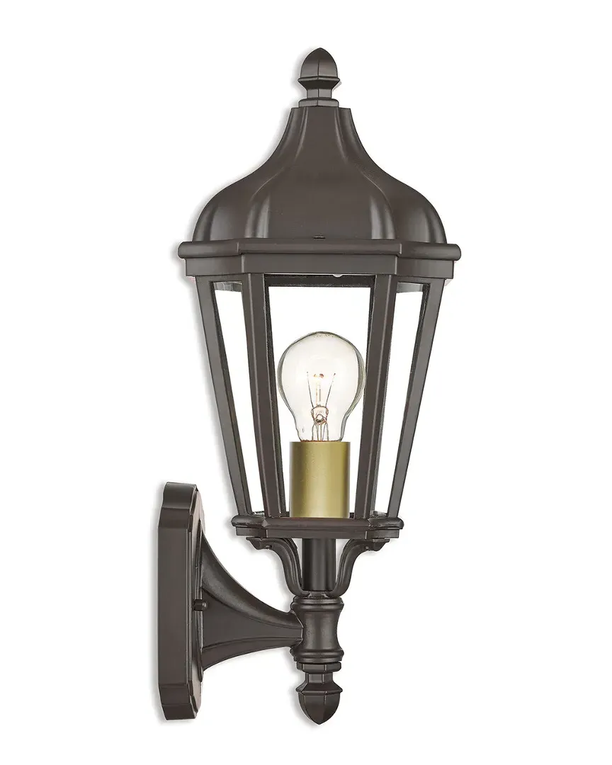 Morgan 1 Light Outdoor Wall Lantern - Bronze