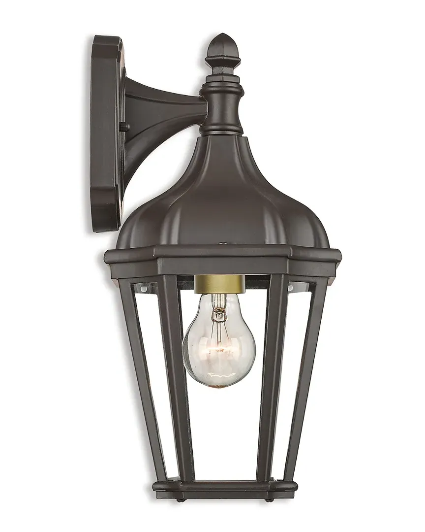 Morgan 1-Light Outdoor Wall Lantern - Bronze image