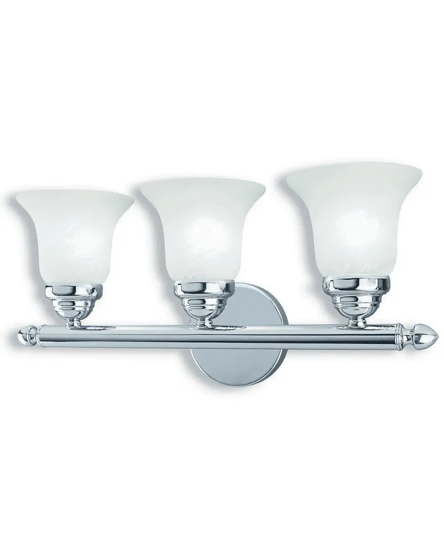 Neptune 3-Light Bath Light - Polished Chrome, Steel image