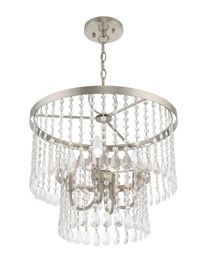 Neptune 4-Light Bath Light - Brushed Nickel, Steel image