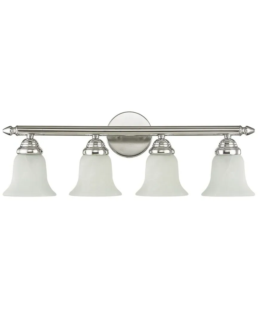 Neptune 4-Light Bath Light - Polished Chrome, Steel