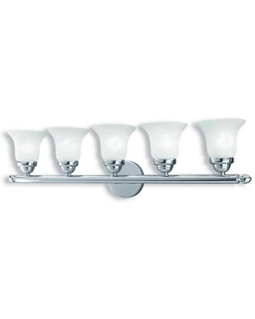 Neptune 5-Light Bath Light - Polished Chrome, Steel