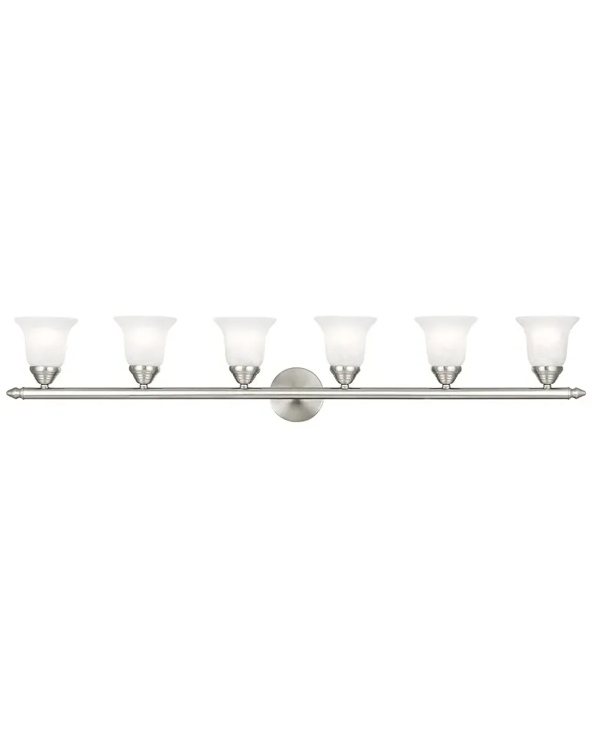 Neptune 6-Light Bath Light - Brushed Nickel, Steel image