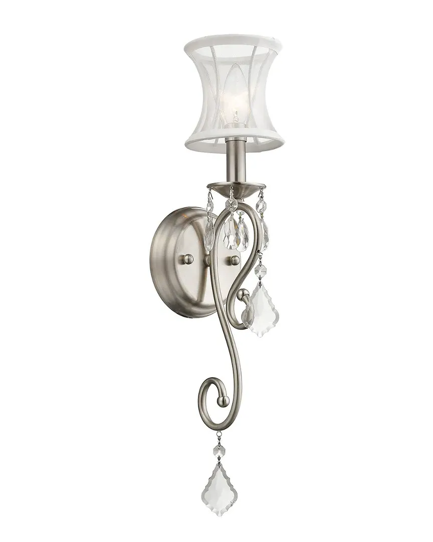 Newcastle 1-Light Wall Sconce - Brushed Nickel