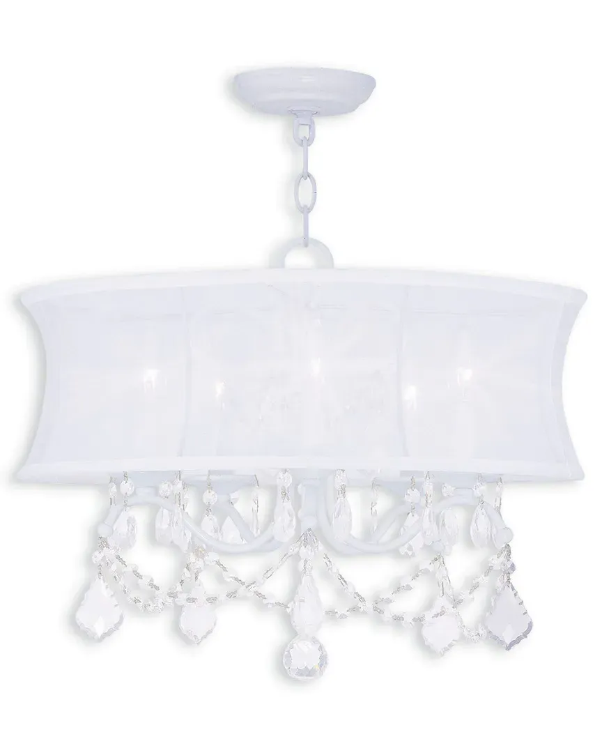 Newcastle 5-Light Chandelier - White image