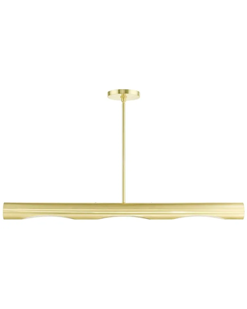 Novato 3 Light Chandelier - Brass, Steel image
