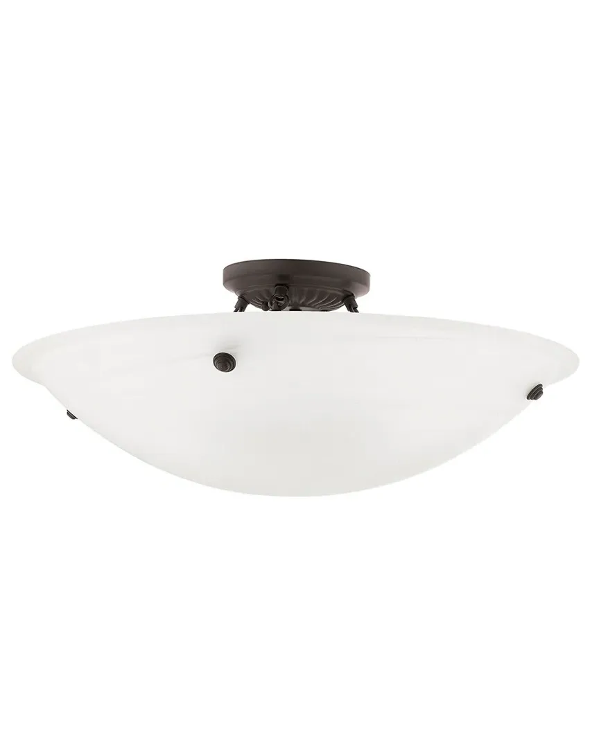 Oasis 4-Light Ceiling Mount - Bronze, Steel