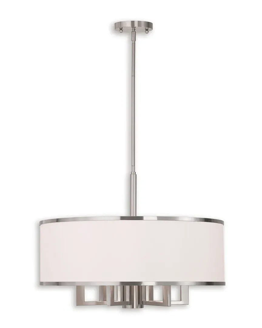 Park Ridge 6-Light Chandelier - Brushed Nickel, Steel