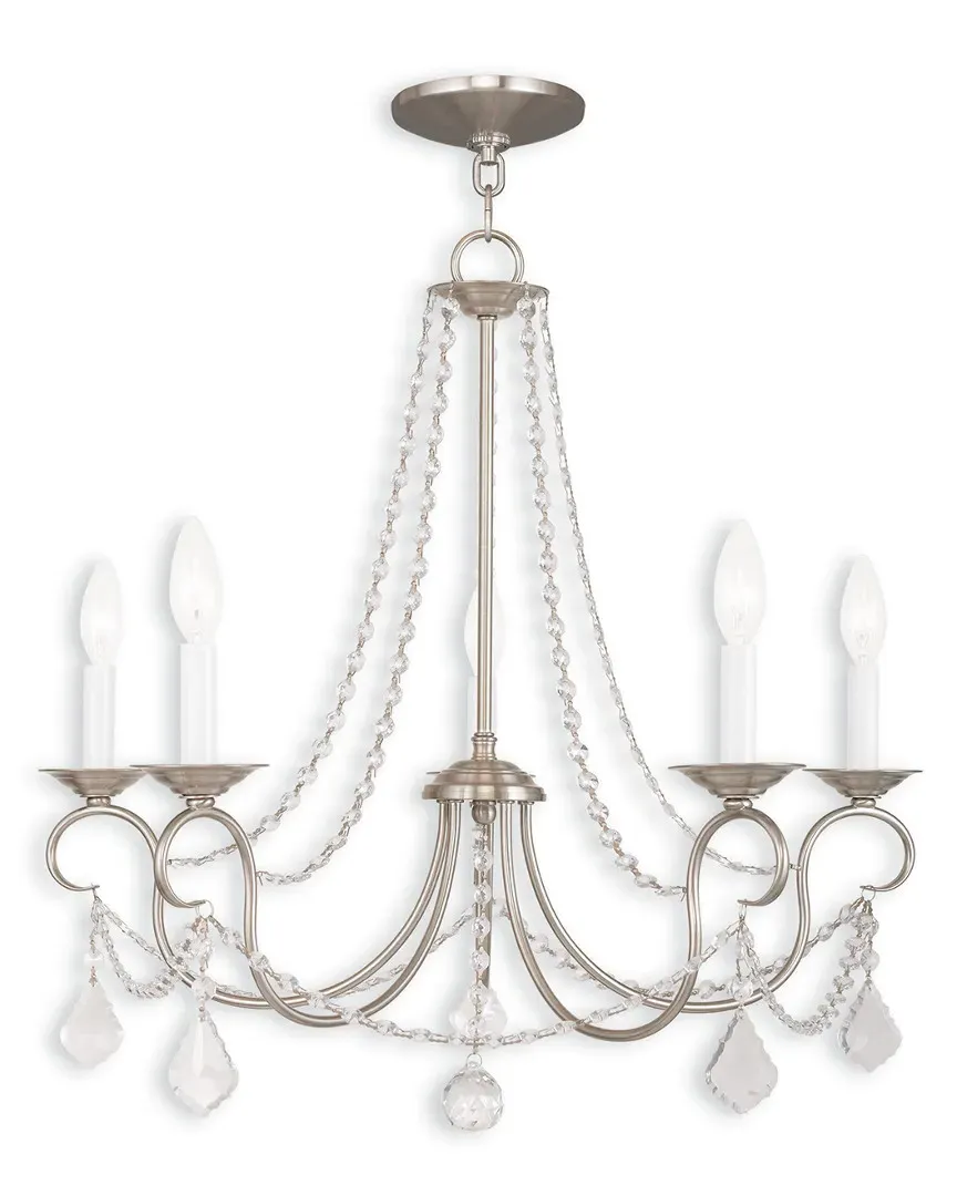 Pennington 5-Light Chandelier - Brushed Nickel, Steel image