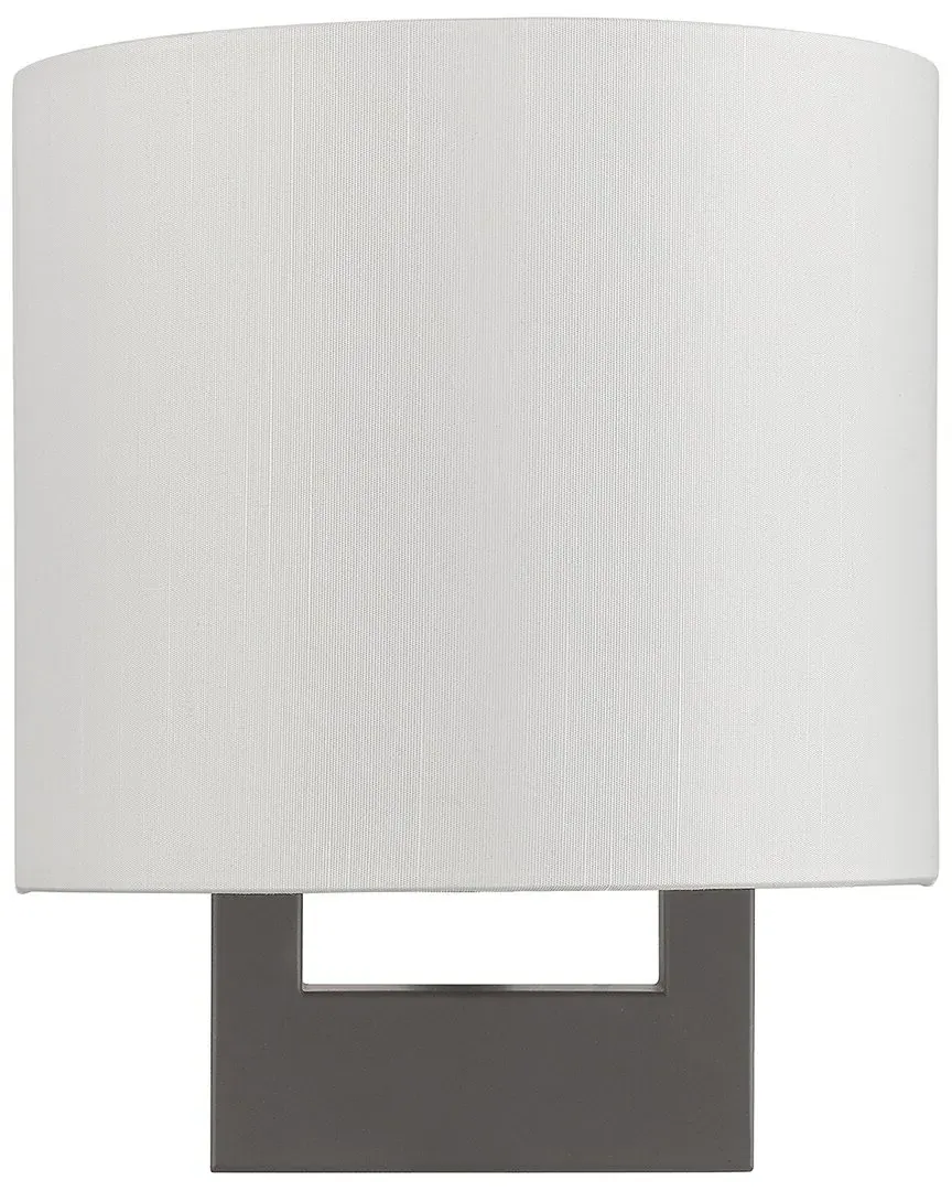 Petite ADA Wall Sconce - Bronze, Fabric image