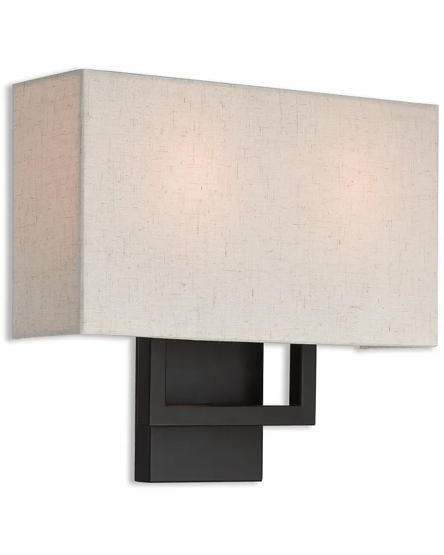 Pierson 2-Light Rectangle Wall Sconce - Bronze image