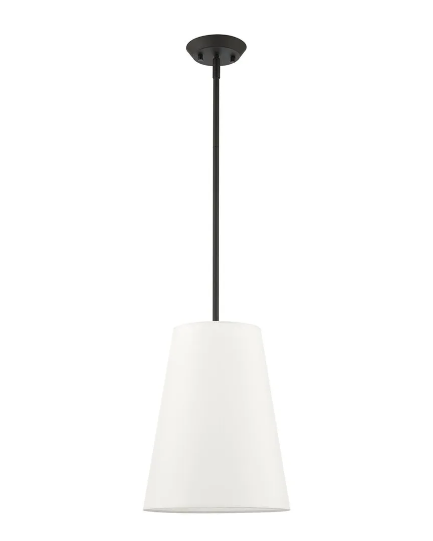 Prato 1-Light Pendant - Black, Steel