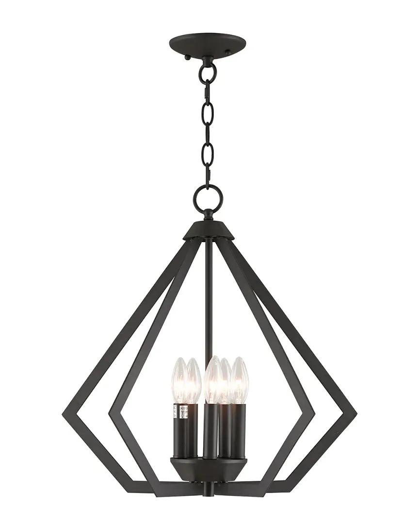 Prism 5-Light Chandelier - Bronze, Steel