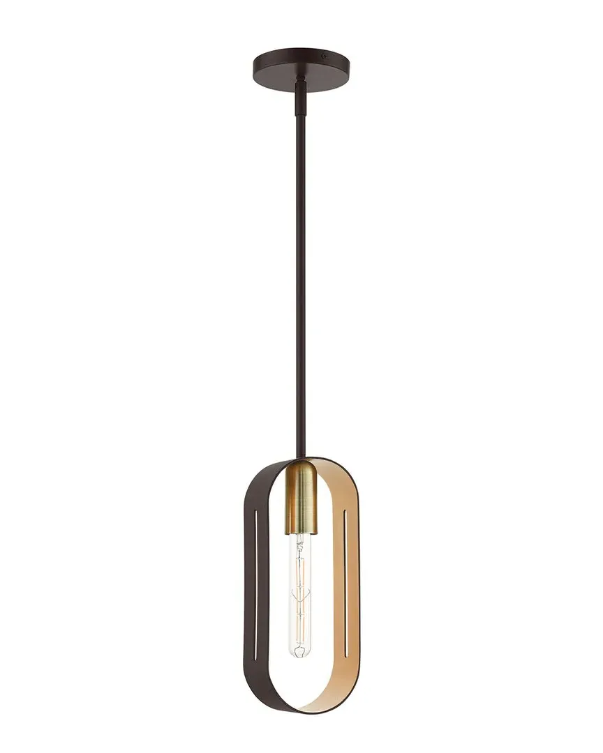 Ravena Single Light Pendant - Bronze, Steel