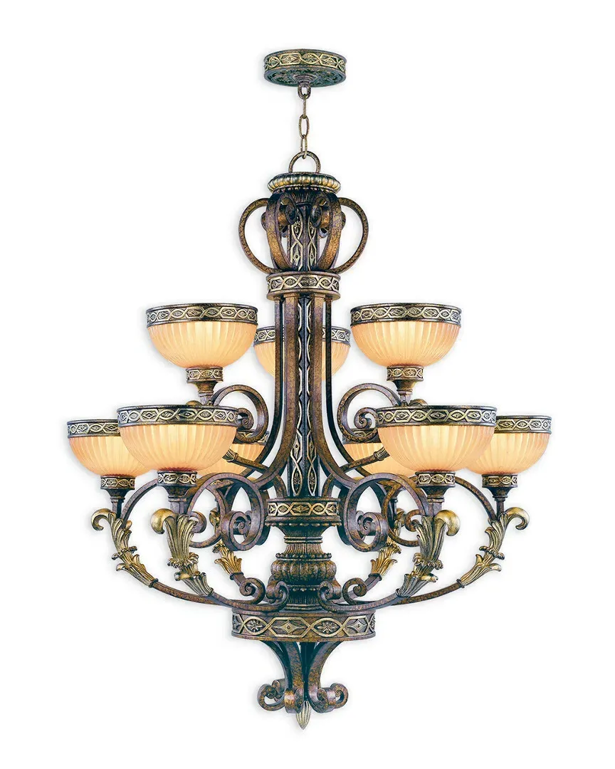 Seville 9-Light Chandelier - Palatial Bronze