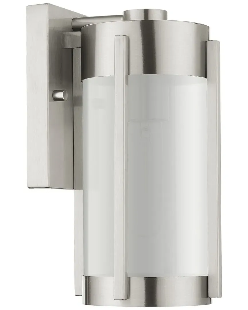 Sheridan Small Outdoor Wall Lantern - Silver, Stainless Steel
