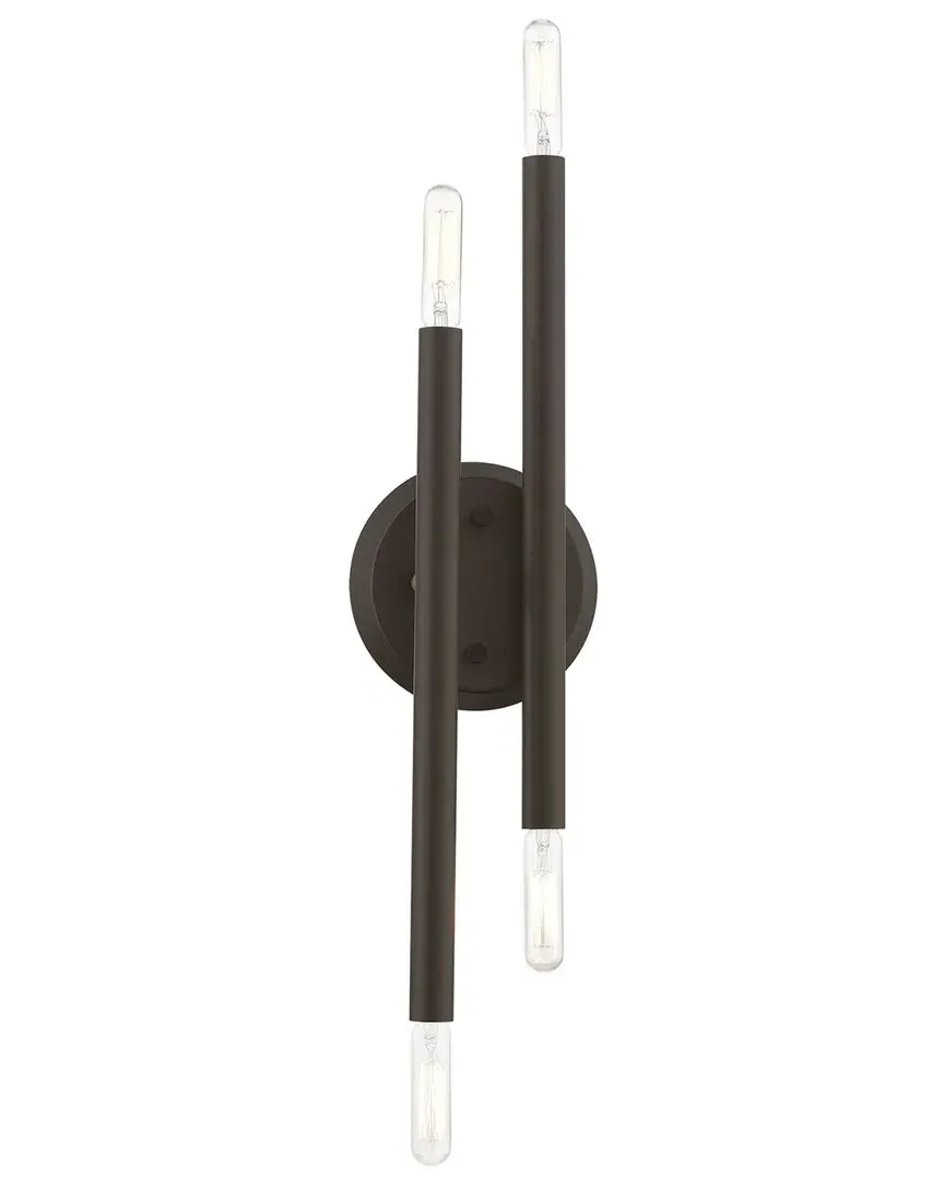 Soho 4-Light ADA Sconce - Bronze, Steel