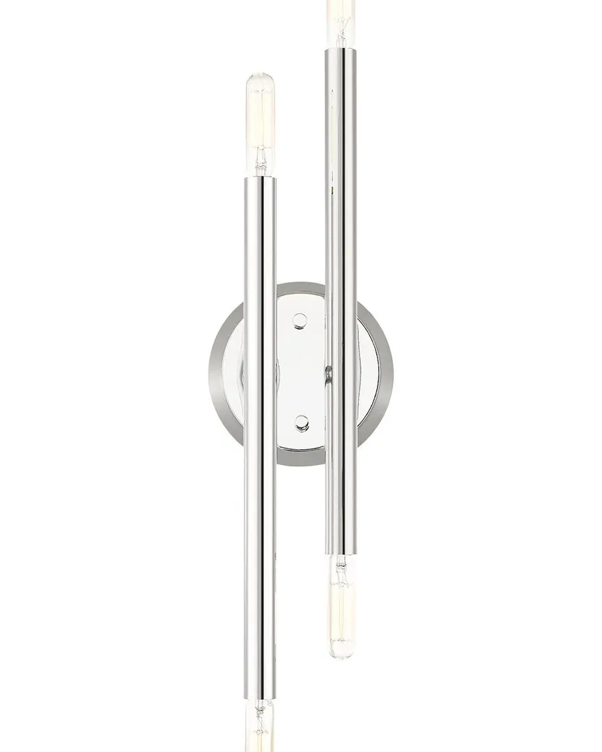 Soho 4-Light Wall Sconce - Polished Chrome, Steel