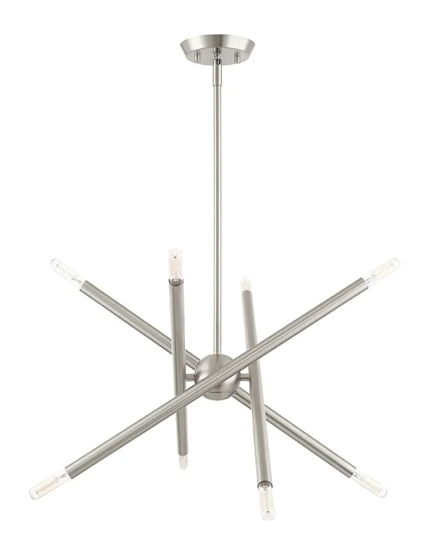 Soho 8-Light Pendant - Brushed Nickel, Steel image