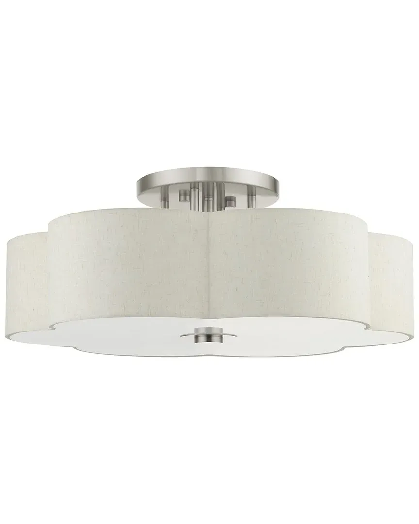 Solstice 6 Light Semi-Flush - Brushed Nickel image