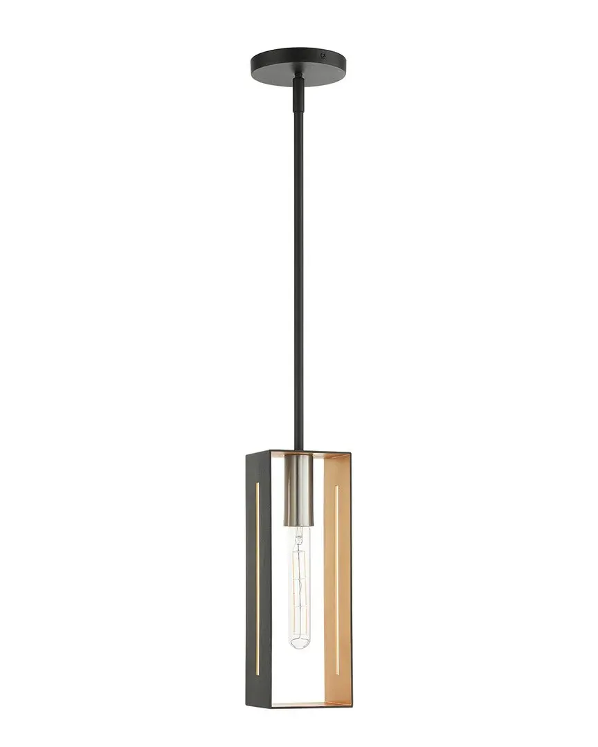 Soma Single Light Pendant - Black, Steel image