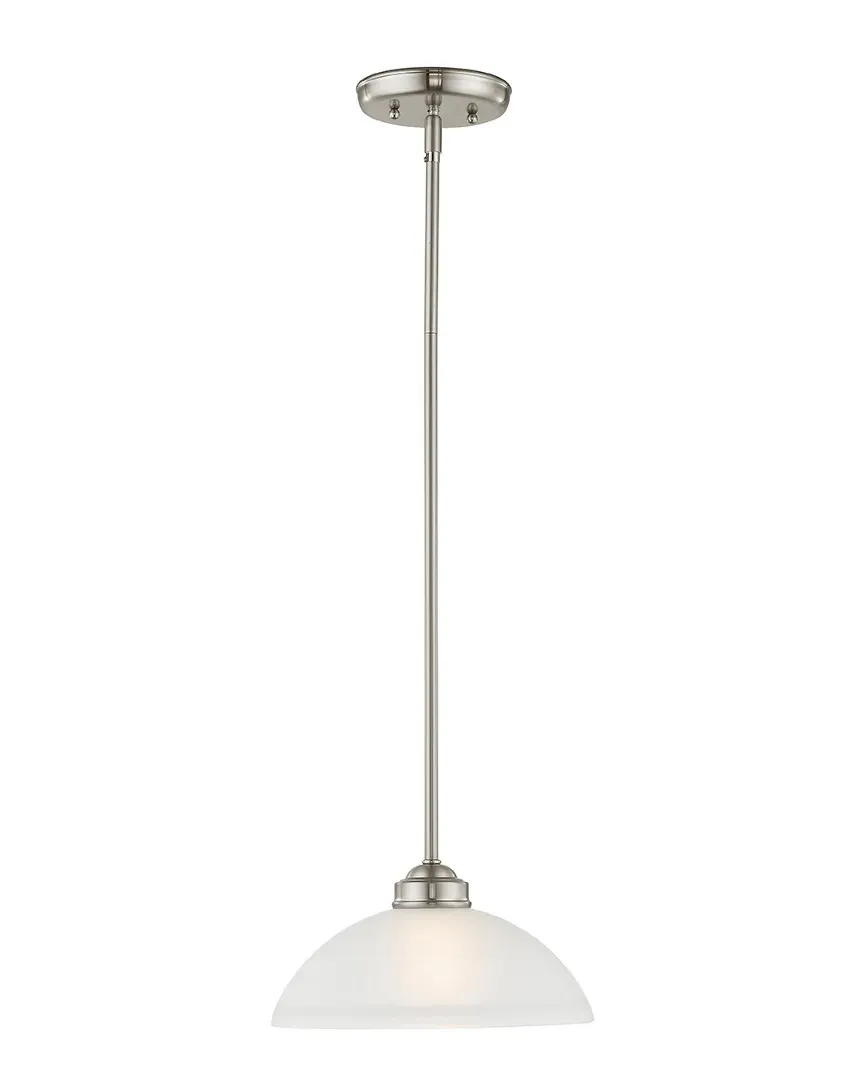 Somerset 1-Light Pendant - Brushed Nickel, Steel