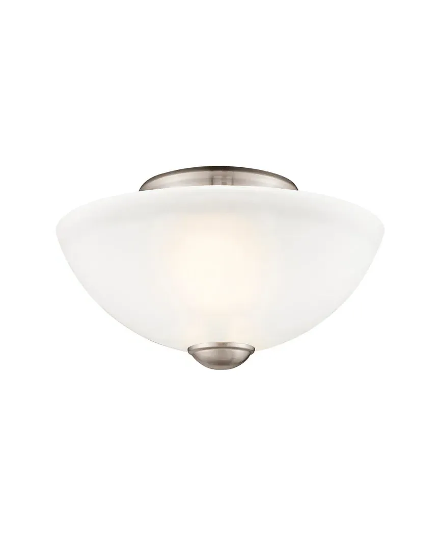 Somerset 2-Light Ceiling Mount - Brushed Nickel, Steel image