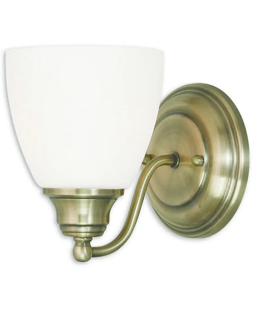 Somerville 1-Light Wall Sconce - Antique Brass, Steel image