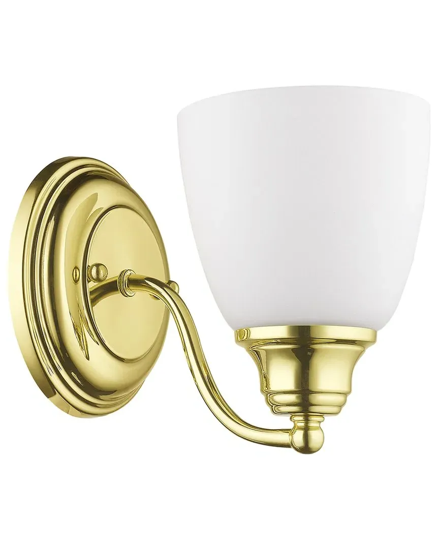 Somerville 1-Light Wall Sconce - Polished Brass, Steel image