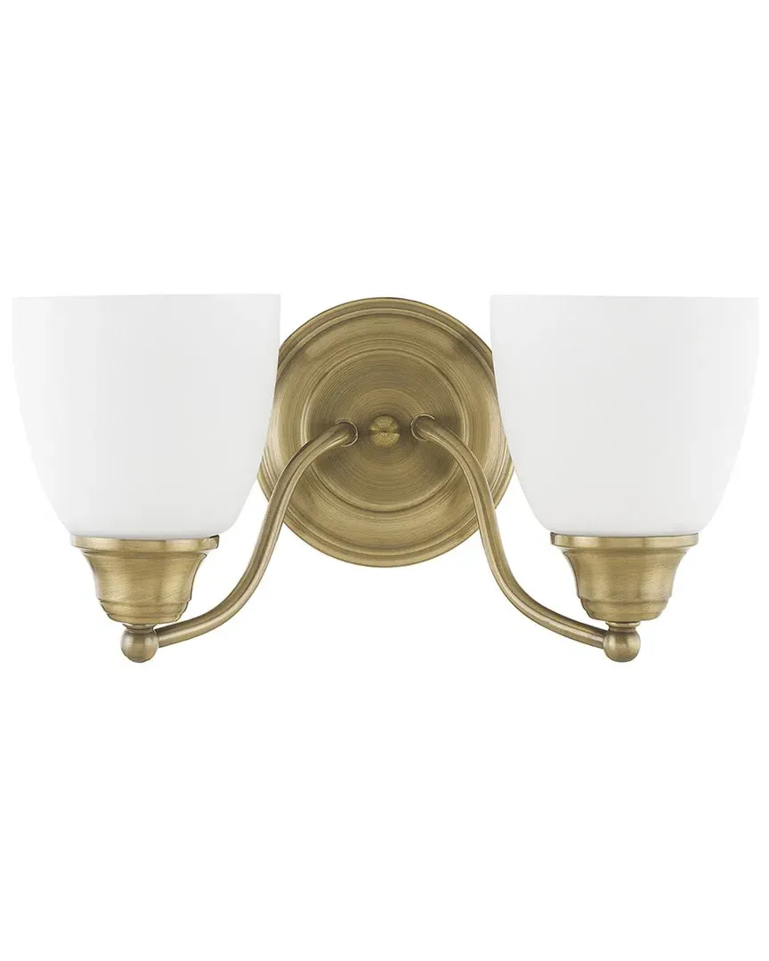 Somerville 2-Light Bath Light - Antique Brass, Steel image