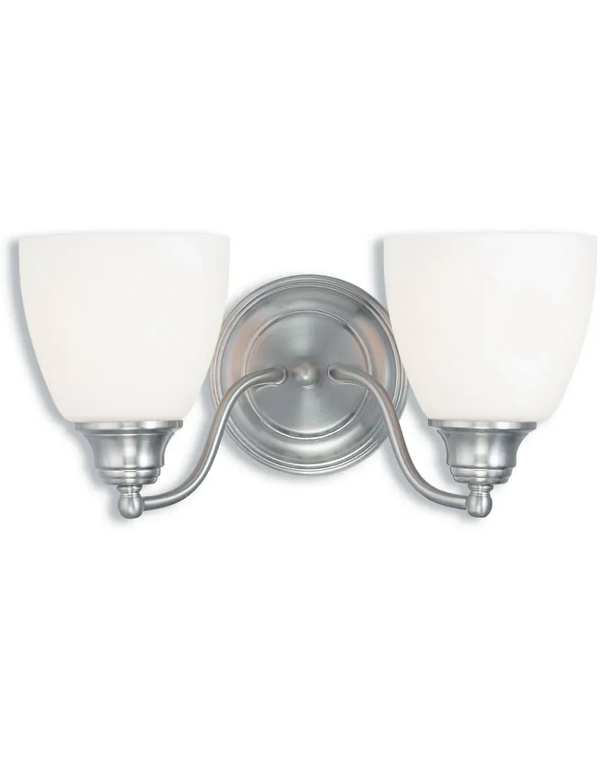 Somerville 2-Light Bath Light - Brushed Nickel, Steel image