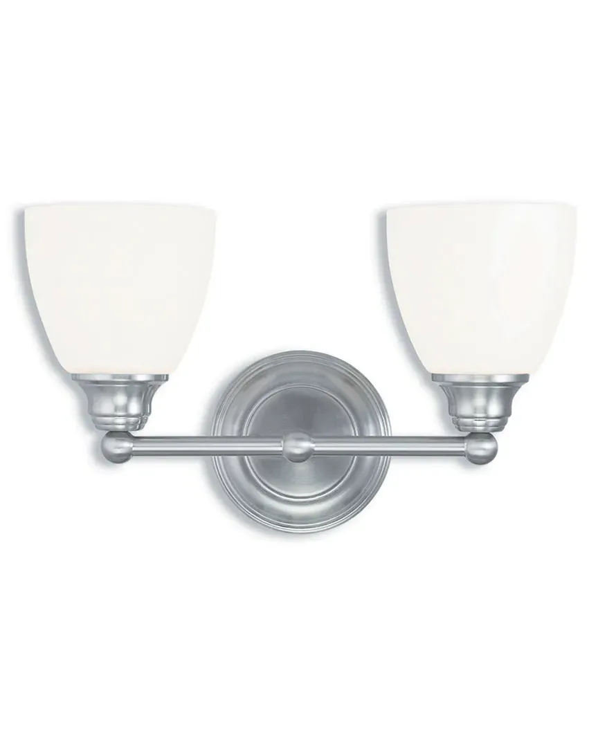 Somerville 2-Light Bath Light - Brushed Nickel, Steel