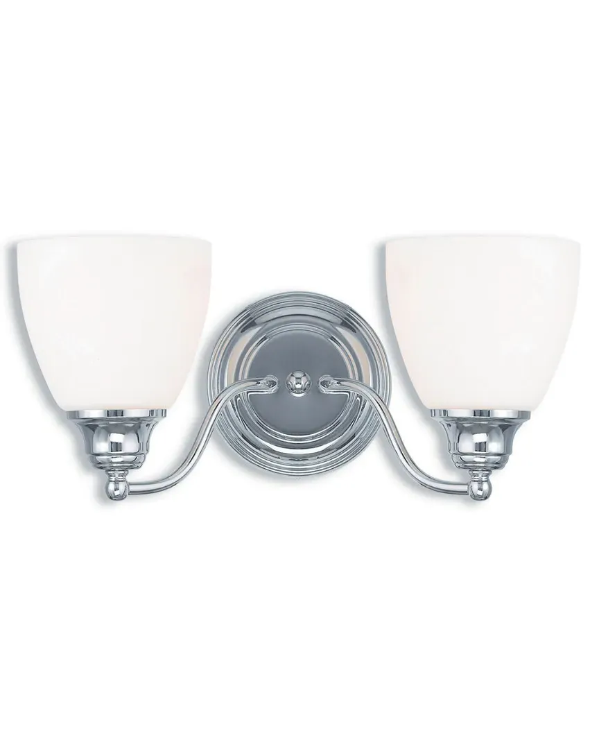 Somerville 2-Light Bath Light - Polished Chrome, Steel