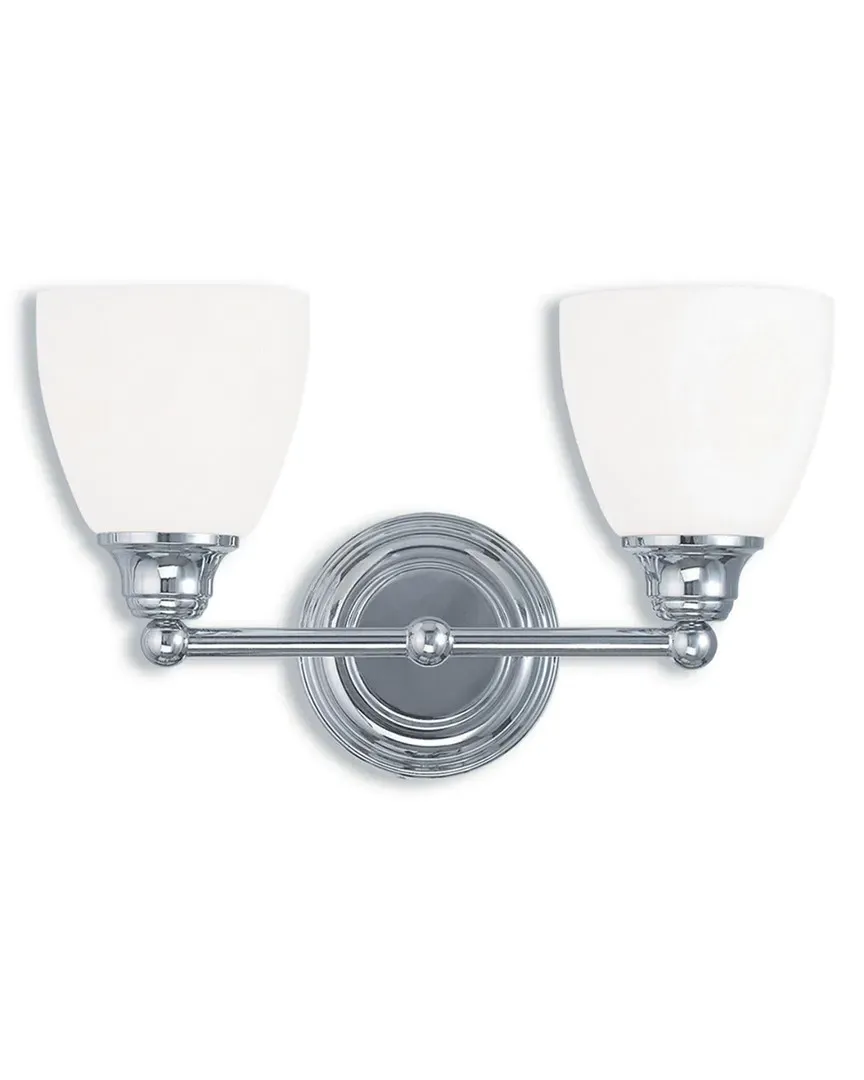 Somerville 2-Light Bath Light - Polished Chrome, Steel
