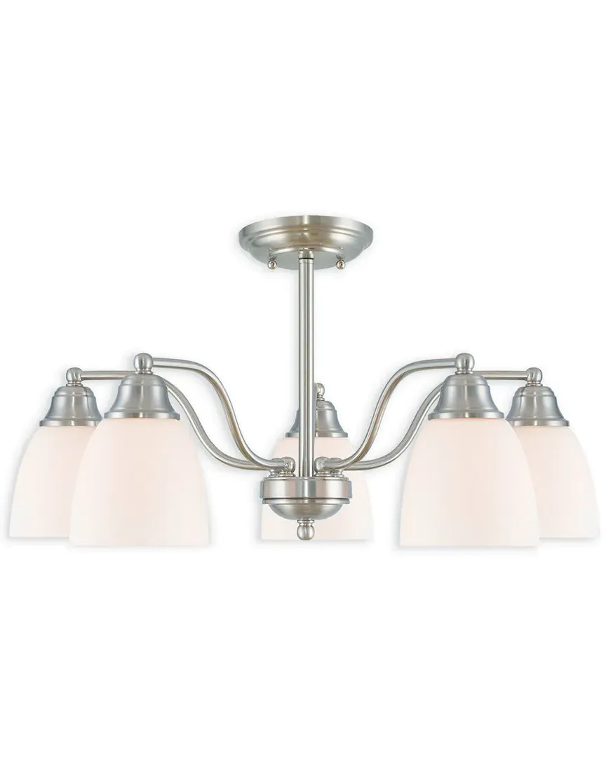 Somerville 5-Light Dinette Chandelier - Brushed Nickel, Steel image