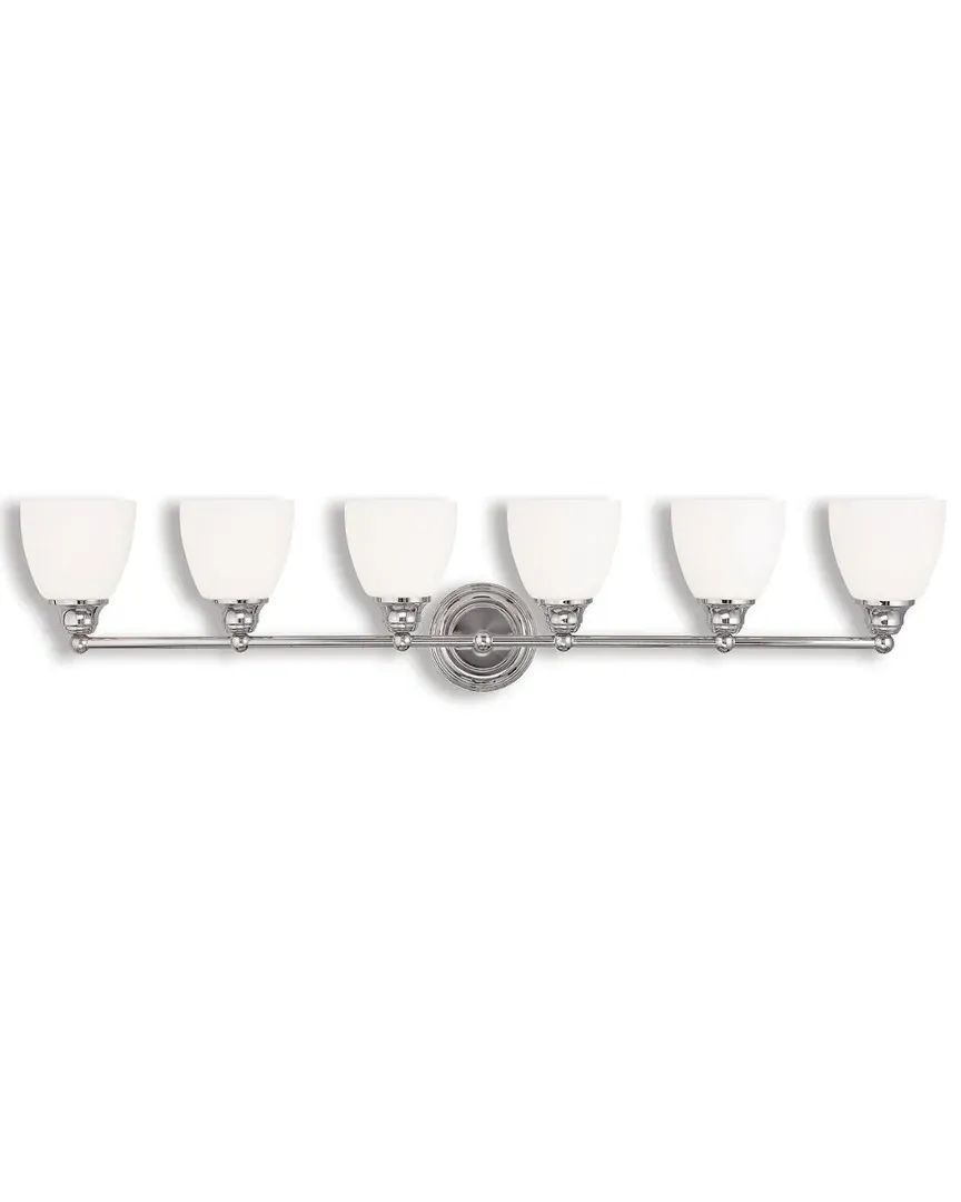 Somerville 6-Light Bath Light - Polished Chrome, Steel