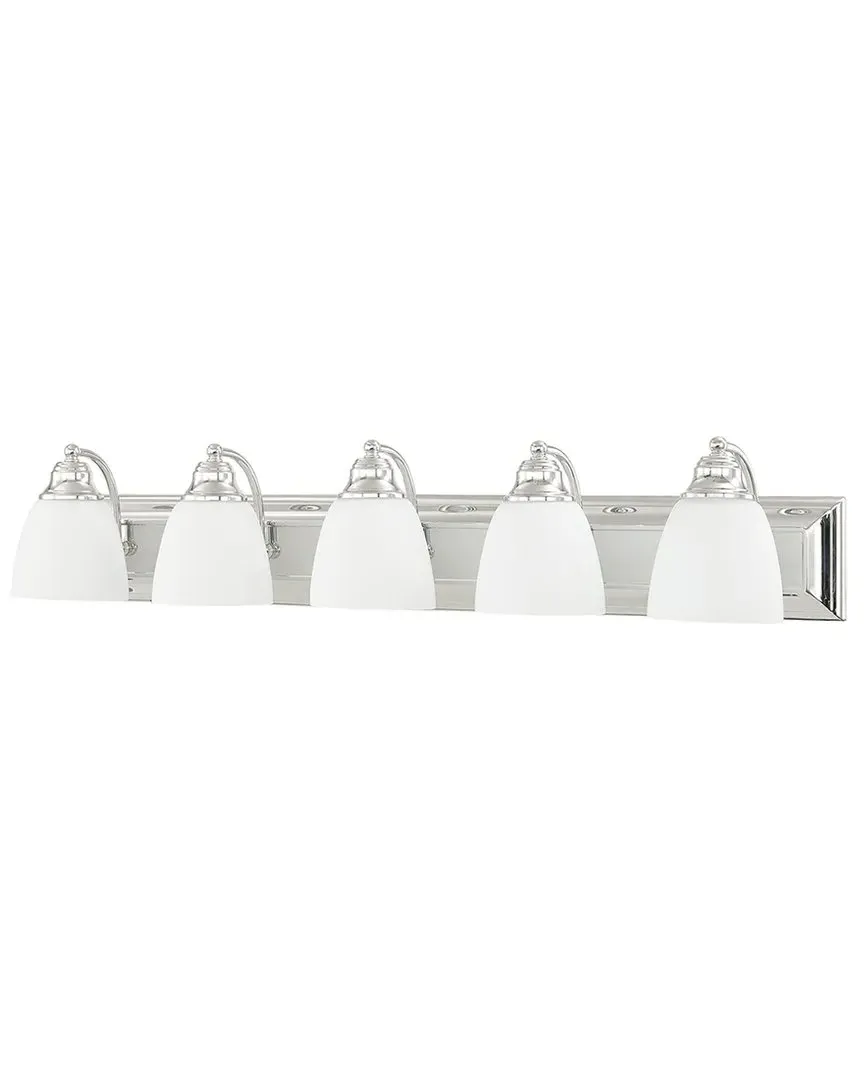 Springfield 5-Light Bath Light - Polished Chrome, Steel image