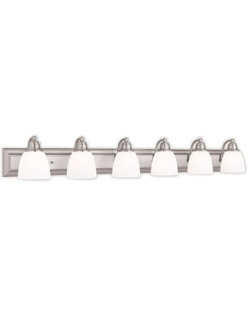 Springfield 6-Light Bath Light - Brushed Nickel, Steel