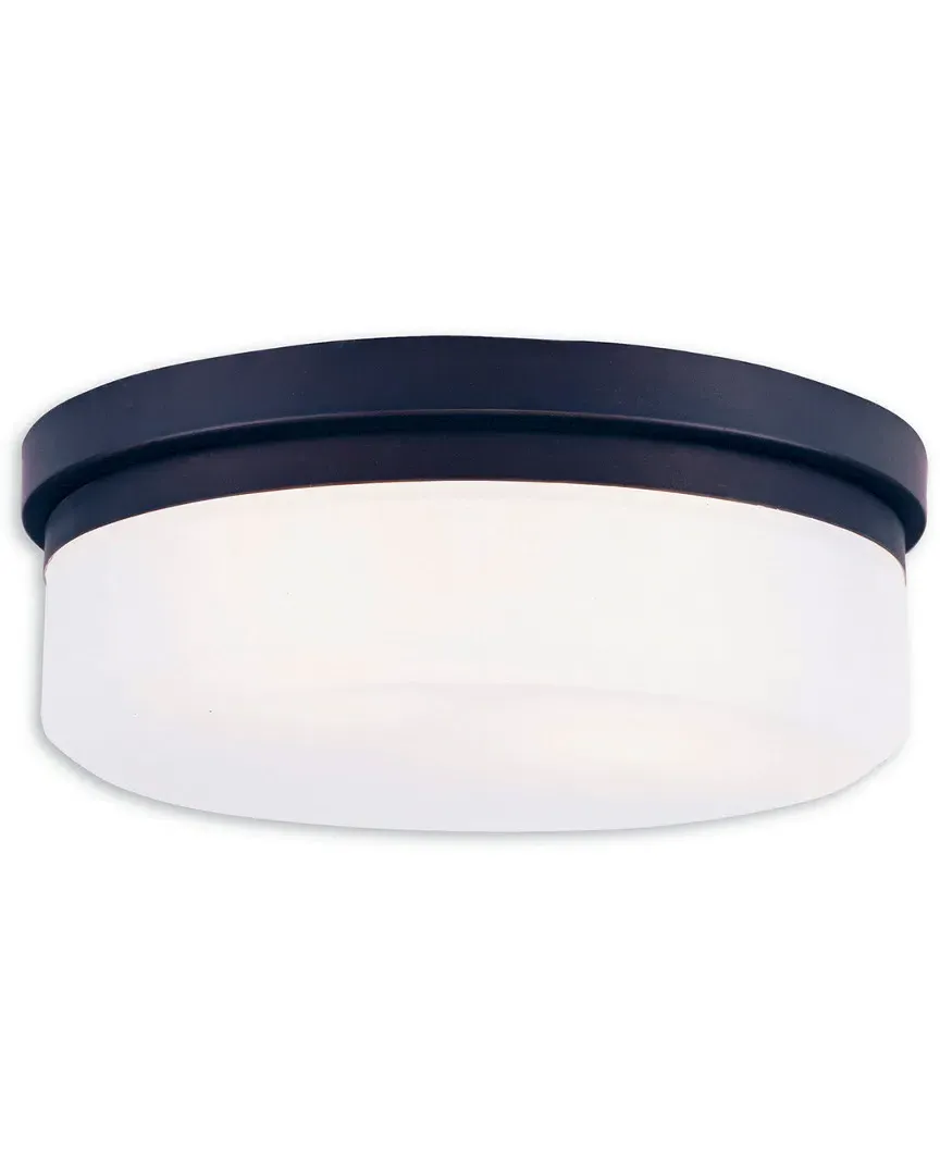 Stratus 2-Light Ceiling Mount - Bronze, Steel