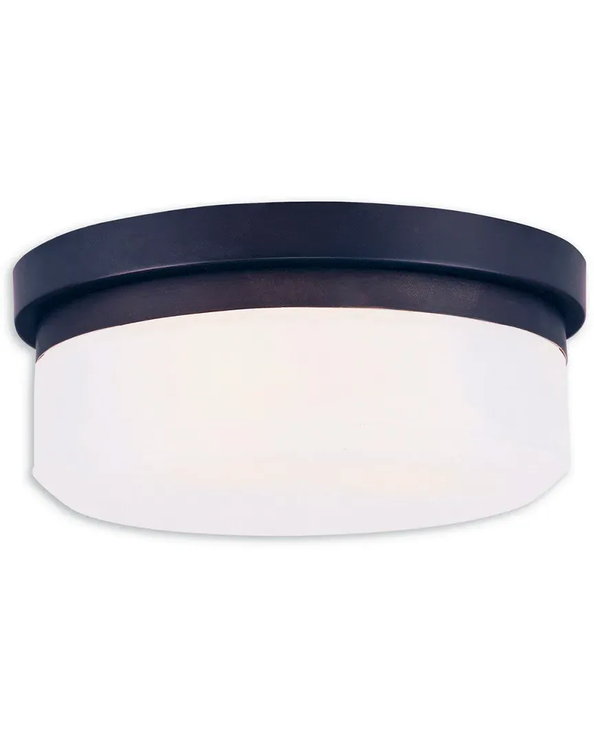 Stratus 2-Light Ceiling Mount - Bronze, Steel