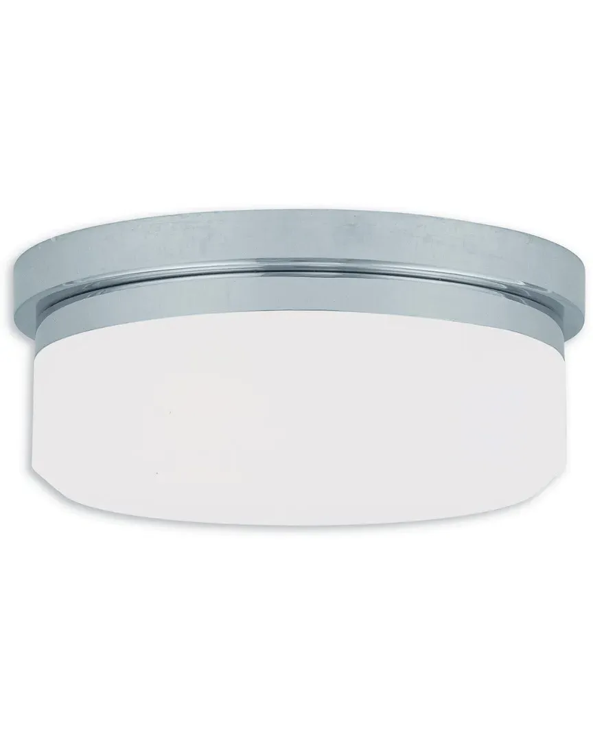 Stratus 2-Light Ceiling Mount - Polished Chrome, Steel