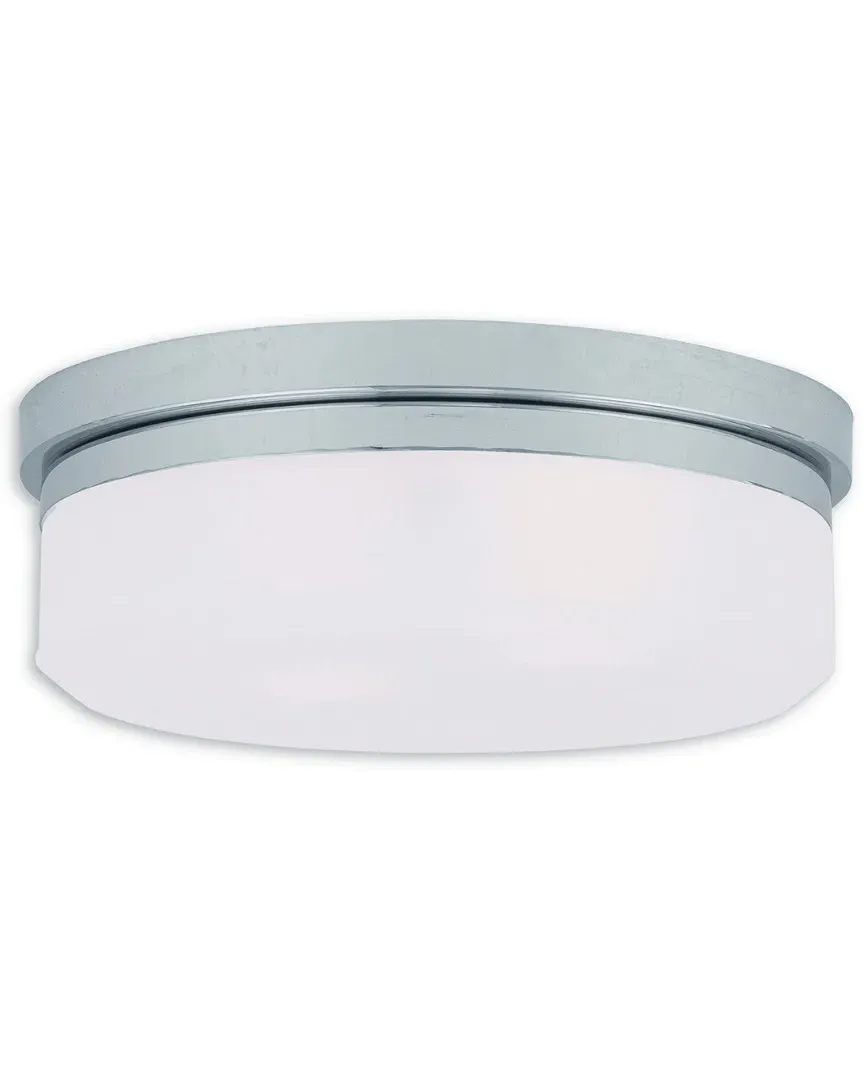 Stratus 2-Light Ceiling Mount - Polished Chrome, Steel