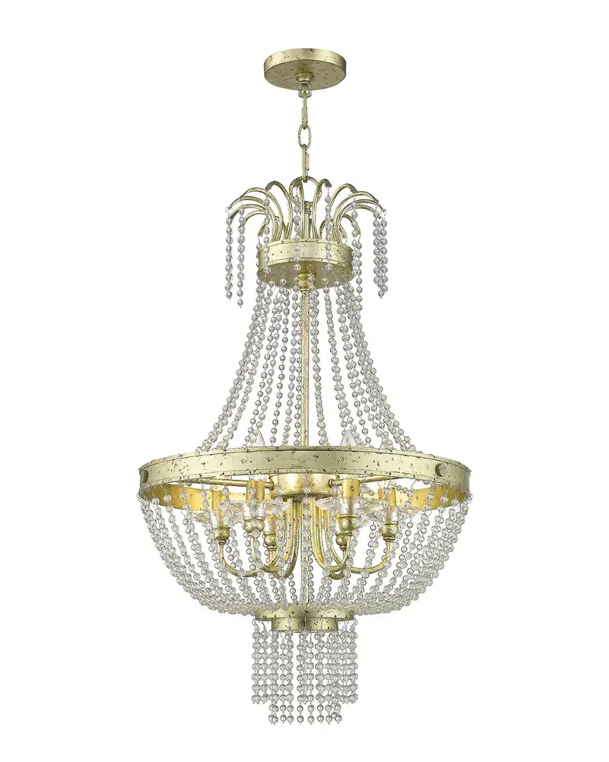 Valentina 6-Light Pendant - Winter Gold, Steel