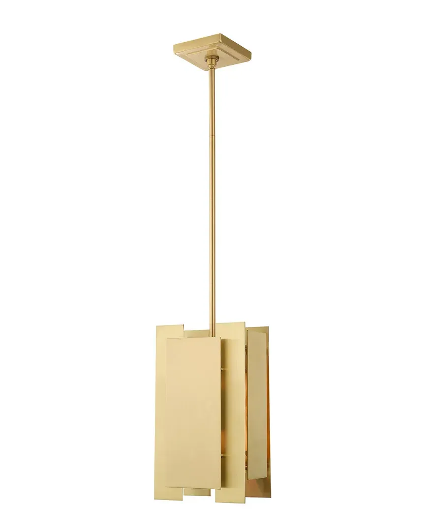 Varick 1 Light Mini Pendant - Satin Brass