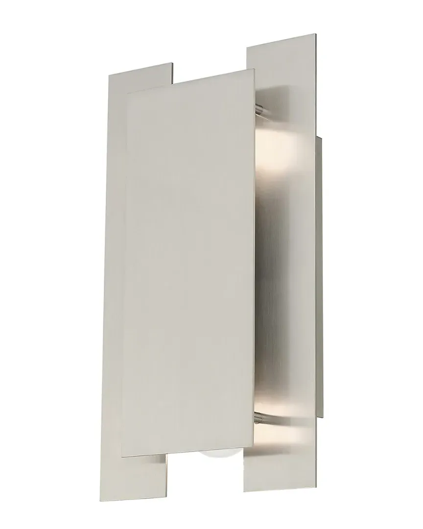 Varick 2 Light ADA Wall Sconce - Brushed Nickel, Steel