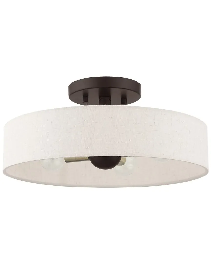 Venlo 4-Light Semi Flush Pendant - Bronze, Steel