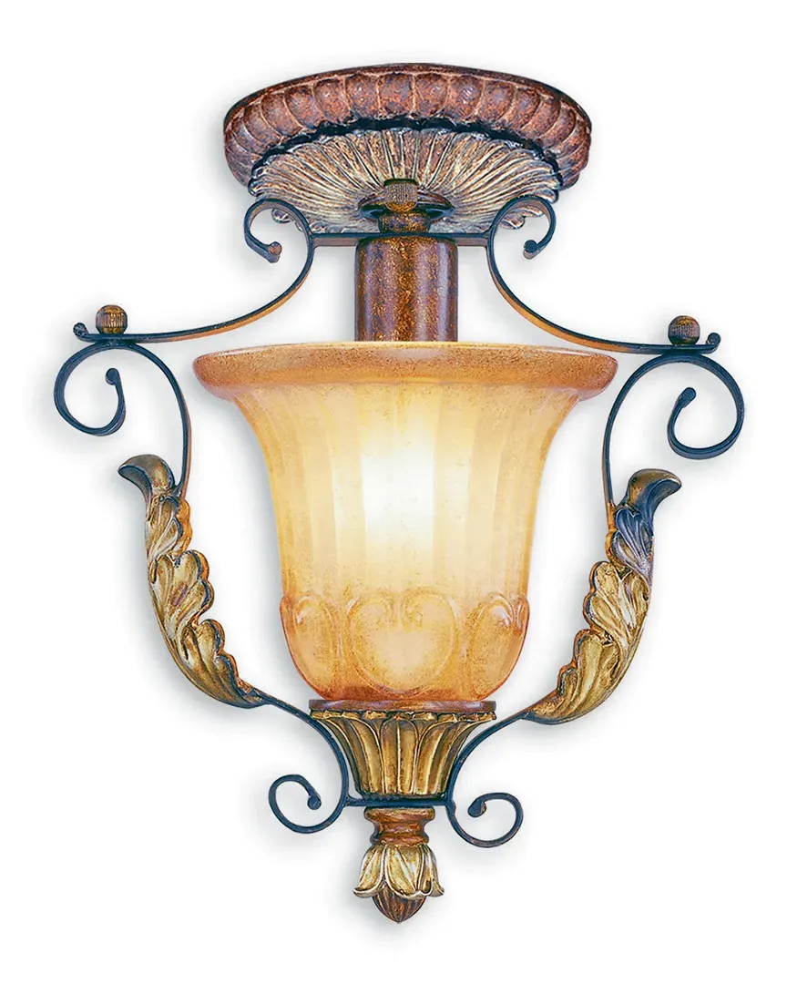 Villa Verona 1-Light Ceiling Mount - Verona Bronze image