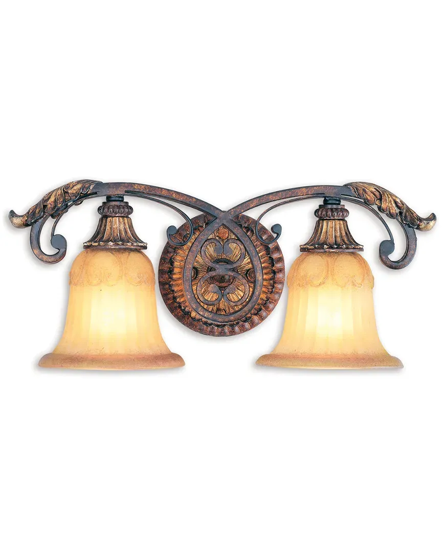 Villa Verona 2-Light Bath Wall Light - Verona Bronze