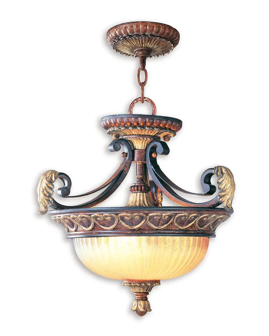 Villa Verona 2-Light Chain Hang Pendant - Verona Bronze